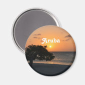 Eagle Beach Sunset Magneet (Voorkant / Achterkant)