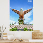 Eagle beeld Langkawi Maleisië vakantie souvenir Poster (Keuken)
