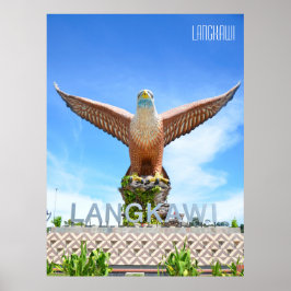 Eagle beeld Langkawi Maleisië vakantie souvenir Poster