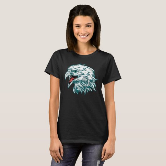Eagle Bird American Bald Eagle T-shirt (Voorkant volledig)