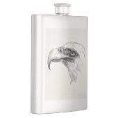 Eagle Bird Head, speciaal gepersonaliseerde Eagle Heupfles (Rechts)