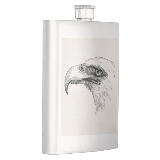 Eagle Bird Head, speciaal gepersonaliseerde Eagle Heupfles (Rechts)