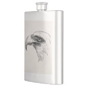 Eagle Bird Head, speciaal gepersonaliseerde Eagle Heupfles (Links)