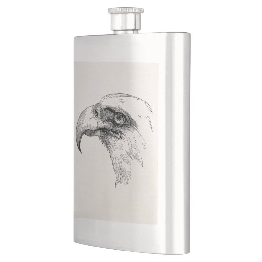  Eagle Bird Head, speciaal gepersonaliseerde Eagle Heupfles (Links)