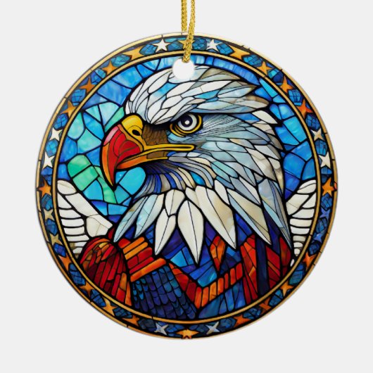 Eagle Bird Keramisch Decoratief Ornament (Voorkant)