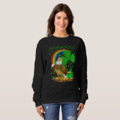 Eagle Bird Shamrock Rainbow Eagle St Patrick's Da Trui (Voorkant volledig)