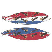 Eagle Bird USA Patriotic American Flag Basketbal (Panelen)