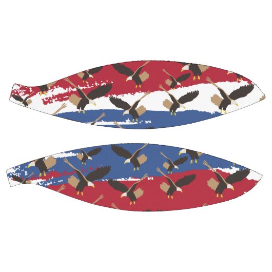 Eagle Bird USA Patriotic American Flag Basketbal (Panelen)