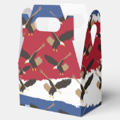 Eagle Bird USA Patriotic American Flag Bedankdoosjes (Geopend)