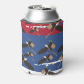 Eagle Bird USA Patriotic American Flag Blikjeskoeler (Blikje Achterkant)