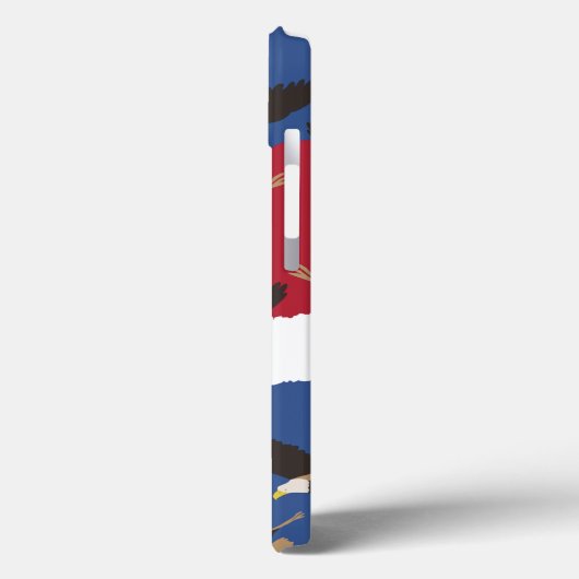 Eagle Bird USA Patriotic American Flag Case-Mate iPhone Case (Achterkant / Links)