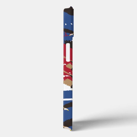 Eagle Bird USA Patriotic American Flag Case-Mate iPhone Case (Achterkant / Rechts)