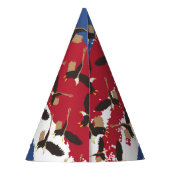 Eagle Bird USA Patriotic American Flag Feesthoedjes (Achterkant)