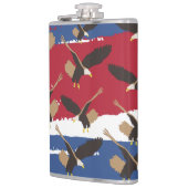 Eagle Bird USA Patriotic American Flag Heupfles (Links)