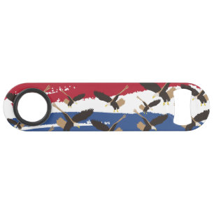 Eagle Bird USA Patriotic American Flag Speed Flessenopener