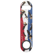 Eagle Bird USA Patriotic American Flag Speed Flessenopener (Voorkant)