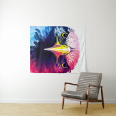 Eagle Bird Wild Natuur Dier Kleur Art Schilderij Wandkleed (In Situ (horizontaal))