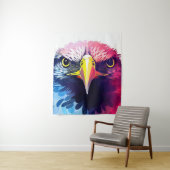 Eagle Bird Wild Natuur Dier Kleur Art Schilderij Wandkleed (In situ)
