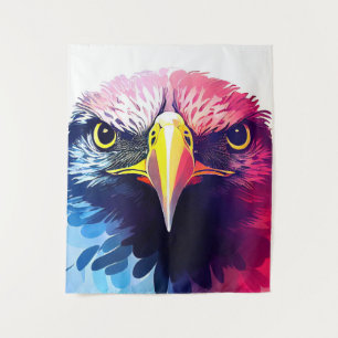 Eagle Bird Wild Natuur Dier Kleur Art Schilderij Wandkleed