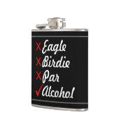 Eagle Birdie Par Alcohol Humor Heupfles (Links)