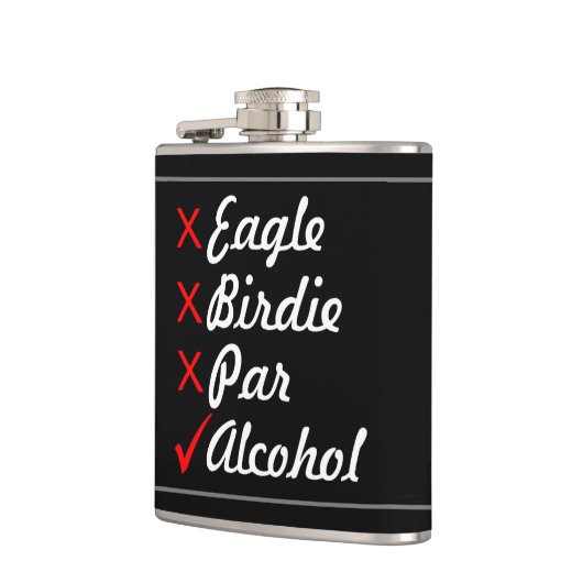 Eagle Birdie Par Alcohol Humor Heupfles (Links)