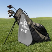 Eagle Birdie Par Bogey Beer grappig Golfhanddoek (Groen)