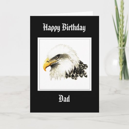 Eagle - Birthday Pap, grappige militaire Kaart (Voorkant)