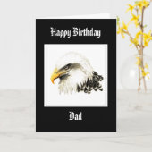 Eagle - Birthday Pap, grappige militaire Kaart (Gele Bloem)