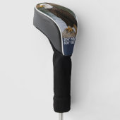 Eagle Blijf Wild Blijf Vrij Golfheadcover (Schuin)