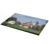 Eagle Bluff Lighthouse 2025 cuttng board Snijplank (Hoek)