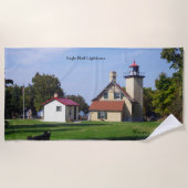 Eagle Bluff Lighthouse badhanddoek (Voorkant)