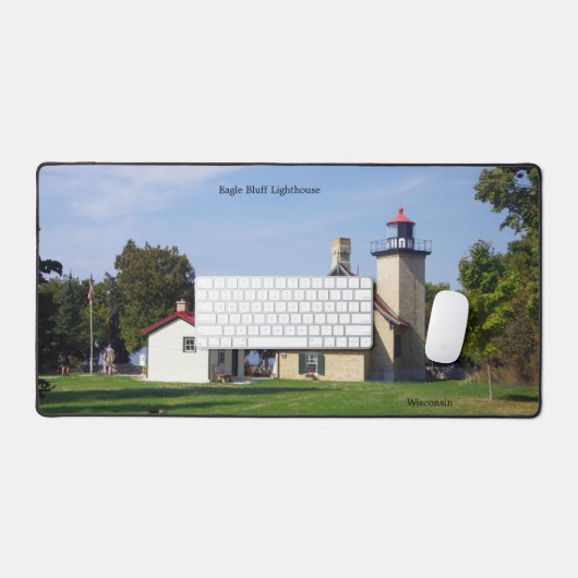 Eagle Bluff Lighthouse desk mat (Keyboard & Muis)