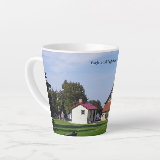 Eagle Bluff Lighthouse latte mug Mok (Linkerhoek)