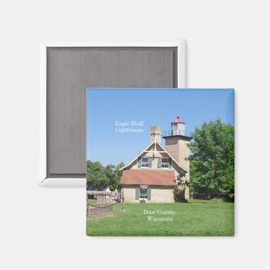 Eagle Bluff Lighthouse magnet (Voorkant / Achterkant)