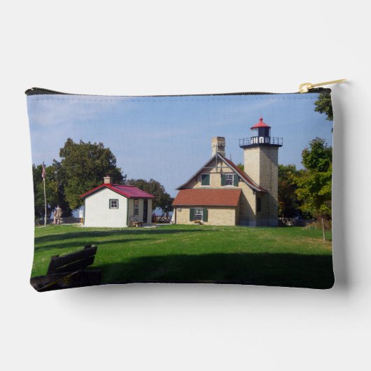 Eagle Bluff Lighthouse ritssluitingstas Etui (Achterkant)