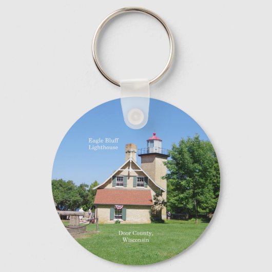 Eagle Bluff Lighthouse sleutelketen Sleutelhanger (Voorkant)