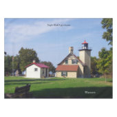 Eagle Bluff Lighthouse tablecloth Tafelkleed (Voorkant (Horizontaal))