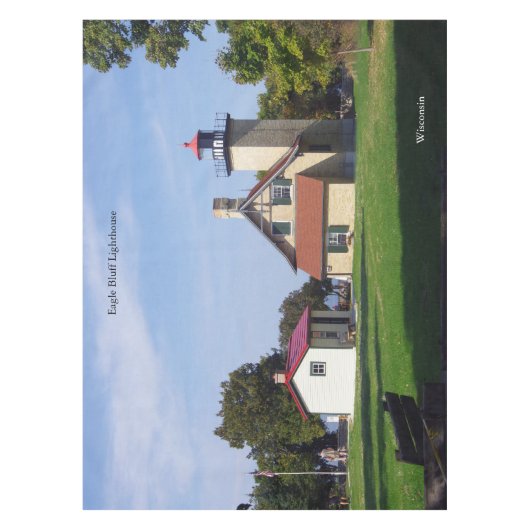 Eagle Bluff Lighthouse tablecloth Tafelkleed (Voorkant)