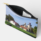 Eagle Bluff Lighthouse zipper bag Etui (Open)
