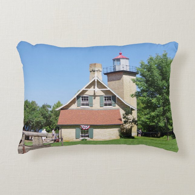 Eagle Bluff Vuurtoren accuskussen Accent Kussen (Voorkant)