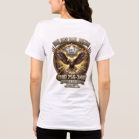 Eagle Break-Out Dames T-Shirt (Achterkant)