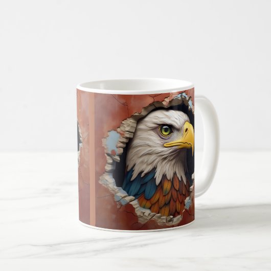 Eagle Breaking Out van Wall Cup, Mok (Voorkant rechts)
