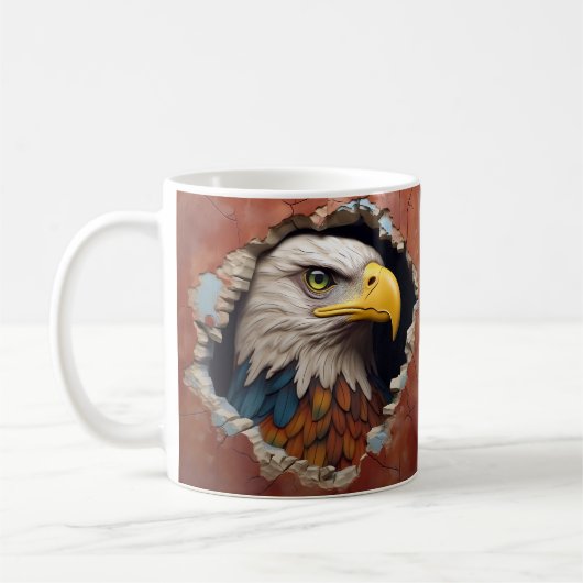 Eagle Breaking Out van Wall Cup, Mok (Links)
