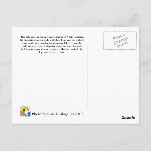 Eagle Briefkaart (Achterkant)