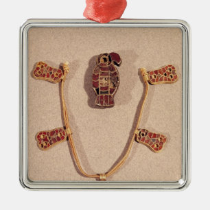 Eagle broche en ketting metalen ornament