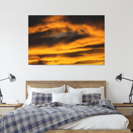 eagle burnout canvas afdruk (Insitu (Slaapkamer))