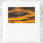 eagle burnout rechthoekige sticker (Tas)