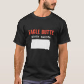 Eagle Butte South Dakota Verenigde Staten T-shirt (Voorkant)