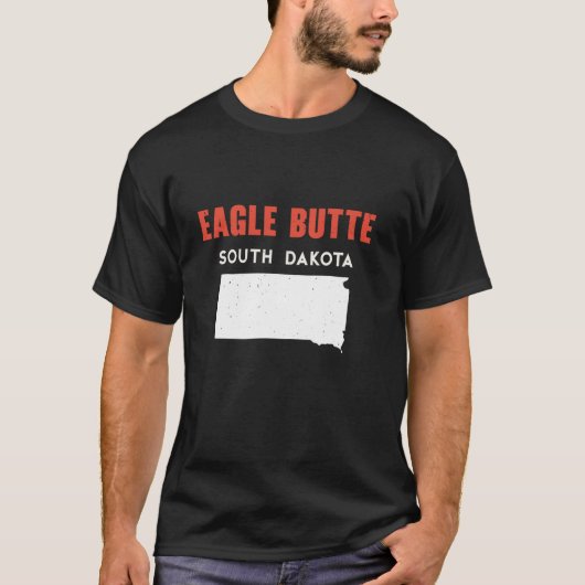 Eagle Butte South Dakota Verenigde Staten T-shirt (Voorkant)