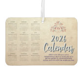 Eagle Calendar 2026 • New Car Scent • 1776–2026 US Luchtverfrisser (Achterkant)